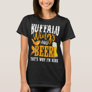 Camiseta Salsa caliente de pollo frito de búfalo de mujeres