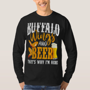 Camiseta Salsa caliente de pollo frito de búfalo de mujeres