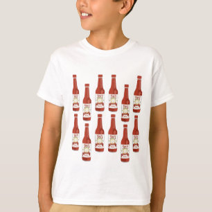 Camiseta Salsa caliente picante Diversión Picante Patrón PE