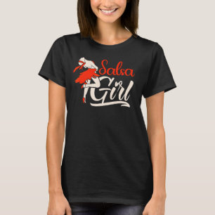 Camiseta Salsa Chica bailando danza latina