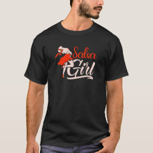 Camiseta Salsa Chica bailando danza latina