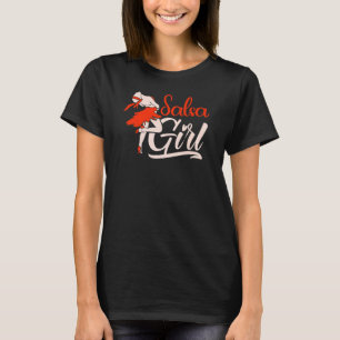 Camiseta Salsa Chica bailando danza latina