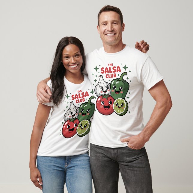Camiseta Salsa Club Funny Veggies (Unisexo)