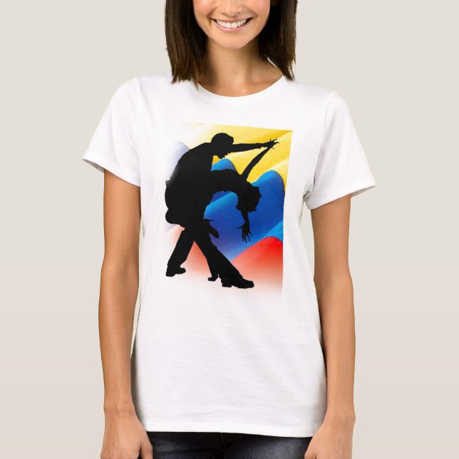 Camiseta Salsa Colombiana del La de Que Viva (Anverso)