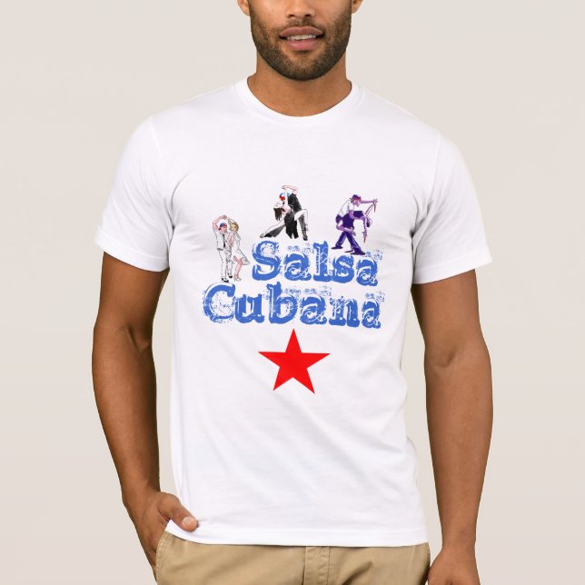 Camiseta salsa Cubana (Anverso)