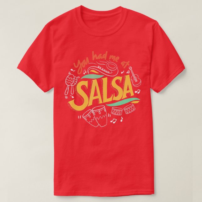 Camiseta Salsa Dance Love Salsa Dance Dance Gigantes Dance (Diseño del anverso)
