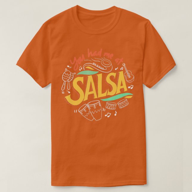 Camiseta Salsa Dance Love Salsa Dance Dance Gigantes Dance (Diseño del anverso)