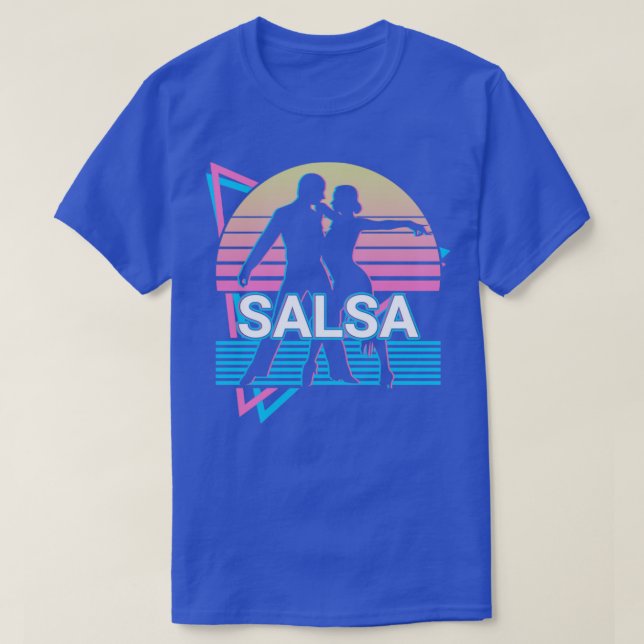Camiseta Salsa Dancing Salsa Bailarina Retro Regalo (Diseño del anverso)