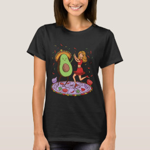 Camiseta Salsa de aguacate bailando Cinco De Mayo