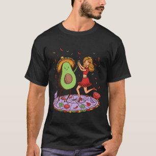 Camiseta Salsa de aguacate bailando Cinco De Mayo