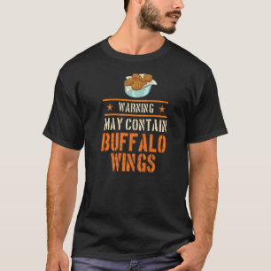Camiseta Salsa de ala caliente de pollo frito