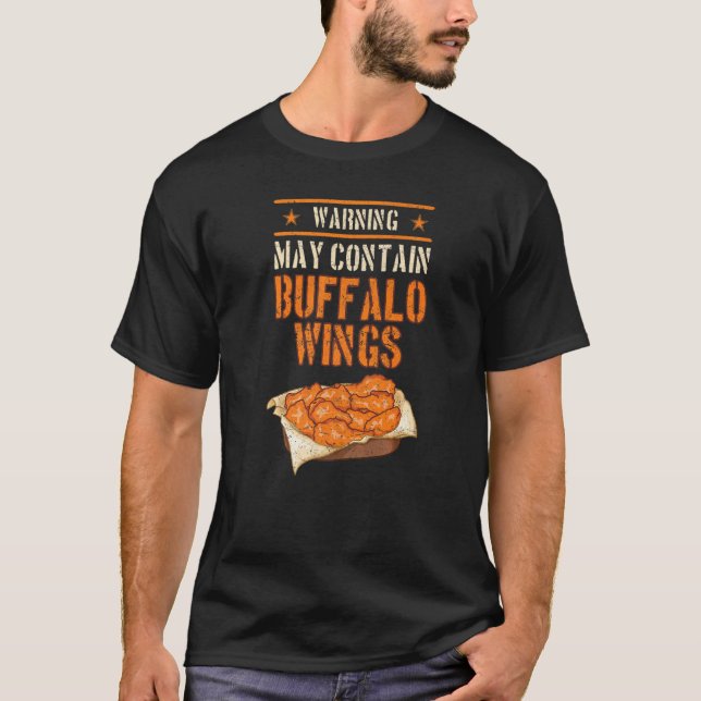 Camiseta Salsa de ala caliente de pollo frito (Anverso)