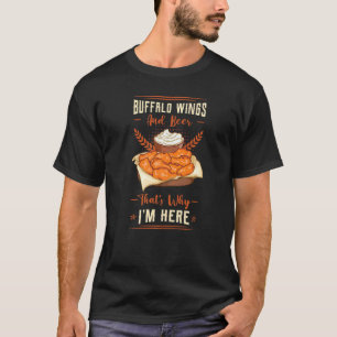 Camiseta Salsa de ala caliente de pollo frito