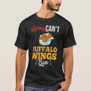 Camiseta Salsa de Ala Caliente de Pollo Frito Buffalo Wings