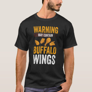 Camiseta Salsa de Ala Caliente de Pollo Frito Buffalo Wings