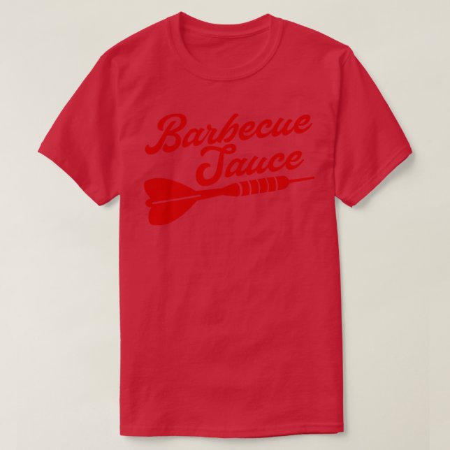 Camiseta Salsa de barbacoa roja (Diseño del anverso)