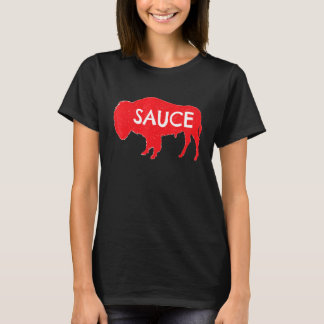Camiseta Salsa de Búfalo Divertida Gráfica Alas Calientes C