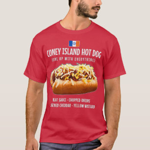 Camiseta Salsa de carne de perro caliente de Coney Island O