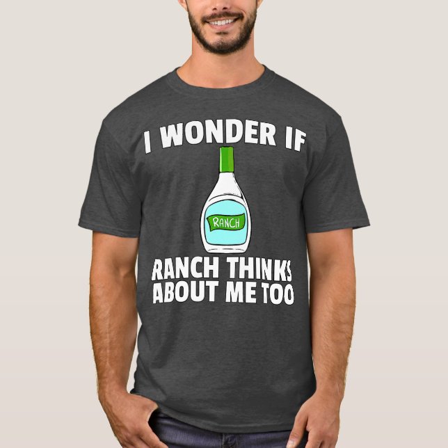Camiseta Salsa de condimento divertida con vestido de ranch (Anverso)