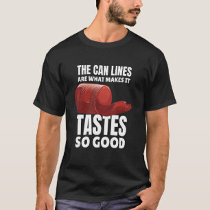 Camiseta Salsa de Cranberry en lata Jellied Feliz Día de Ac