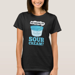 Camiseta Salsa de Crema Agria Vegana para Dip de Cebolla Co