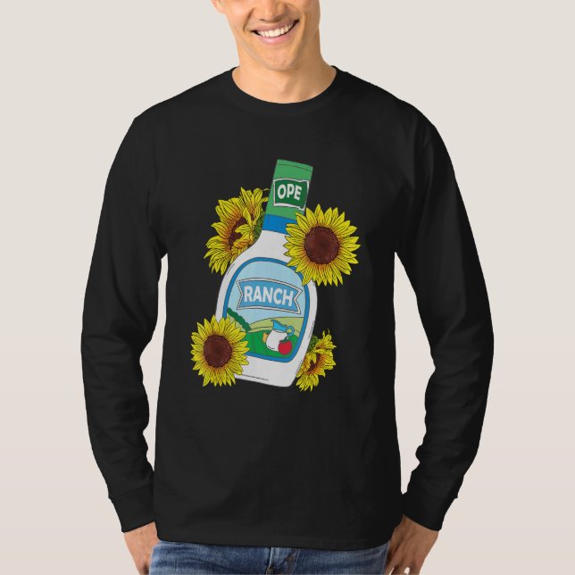 Camiseta Salsa de ensalada de rancho de aderezo (Anverso)