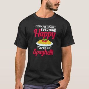 Camiseta Salsa de fideos de pasta de espagueti recetas de c