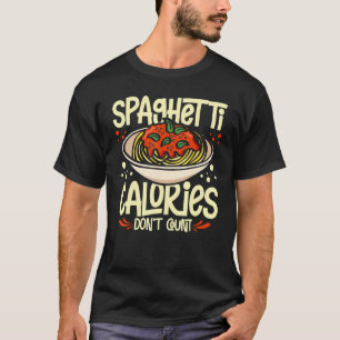 Camiseta Salsa de fideos de pasta de espagueti recetas de c