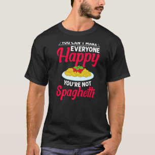 Camiseta Salsa de fideos de pasta de espagueti recetas de c