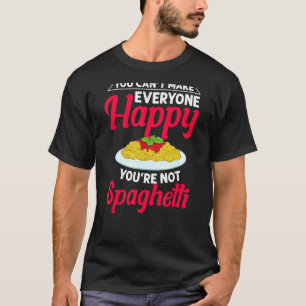 Camiseta Salsa de fideos de pasta de espagueti recetas de c