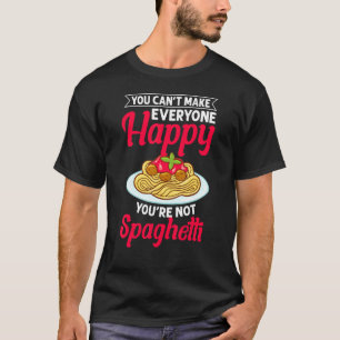 Camiseta Salsa de fideos de pasta de espagueti recetas de c