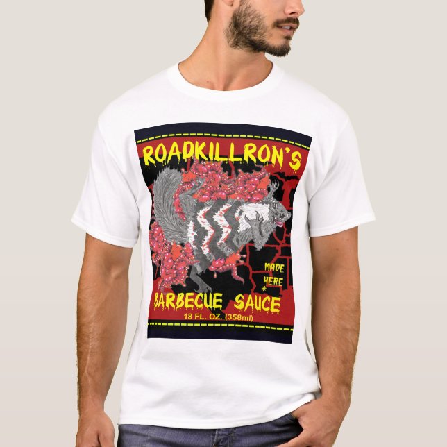 Camiseta Salsa de la barbacoa de RoadkillRon (Anverso)