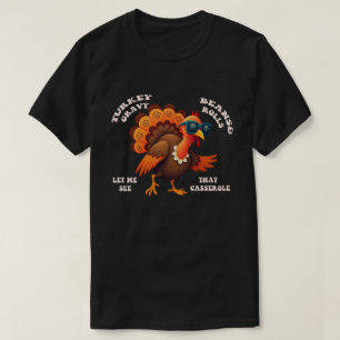 Camiseta Salsa de Pavo, Frijoles y Panecillos Plato de Acci