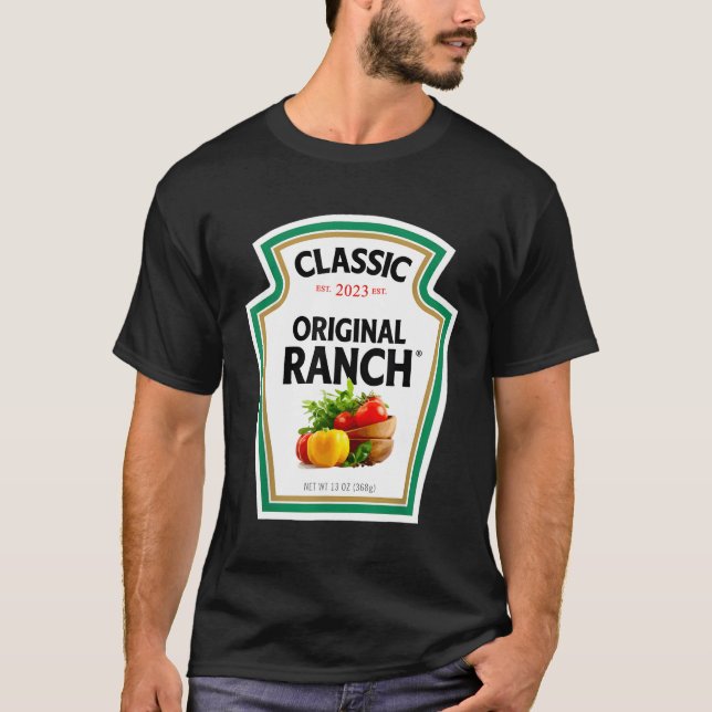 Camiseta Salsa de rancho Ensalada Verde Vestida Halloween (Anverso)