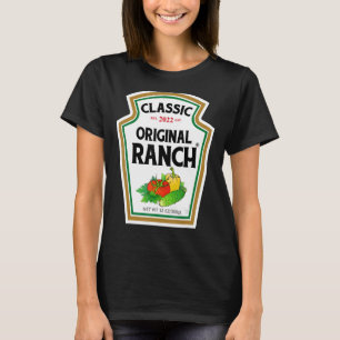 Camiseta Salsa de rancho Ensalada Verde Vestido Vestido de 