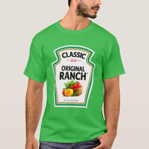 Camiseta Salsa de rancho Ensalada Verde Vestido Vestido de