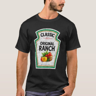Camiseta Salsa de rancho vintage Ensalada verde vestida Hal