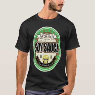 Camiseta Salsa de soja condimento de sal extra asiático jap