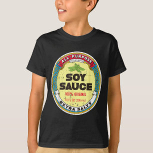 Camiseta Salsa de soja de Halloween divertido grupo de comi