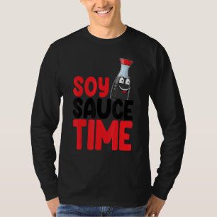 Camiseta Salsa de soja de tiempo de las mujeres de amor