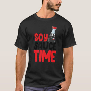 Camiseta Salsa de soja de tiempo de las mujeres de amor