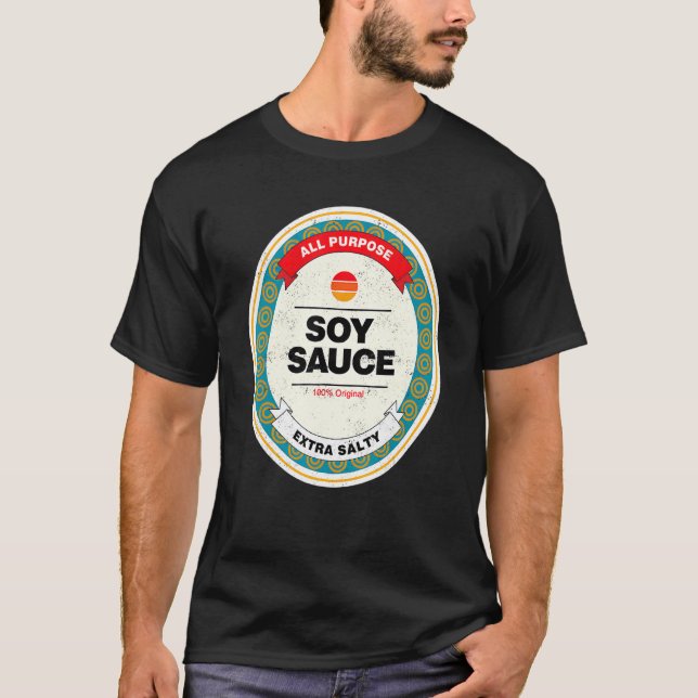 Camiseta Salsa de soja fácil de Halloween Costume grupo Co (Anverso)