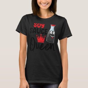 Camiseta Salsa de soja reina mujer amor gourmet