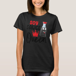 Camiseta Salsa de soja reina mujer amor gourmet