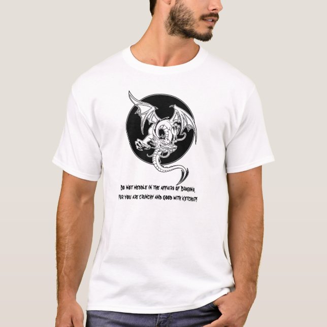 Camiseta Salsa de tomate 1 del dragón (Anverso)