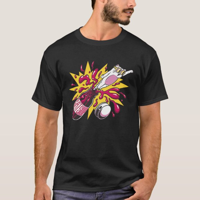 Camiseta Salsa de tomate  Gato (Anverso)