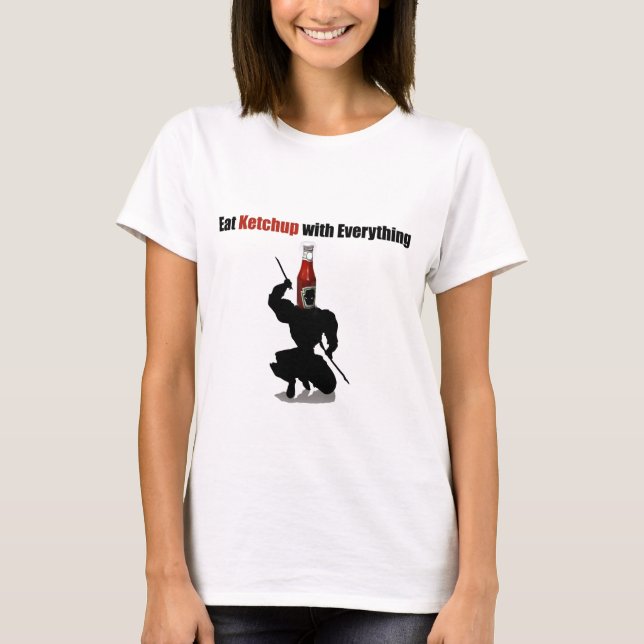 Camiseta Salsa de tomate Ninja (Anverso)