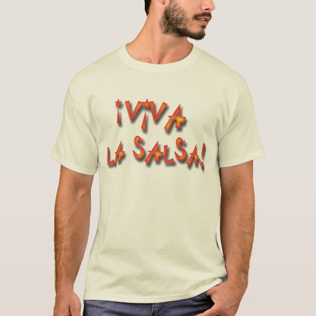 Camiseta ¡Salsa del La de Viva del ¡! (Anverso)