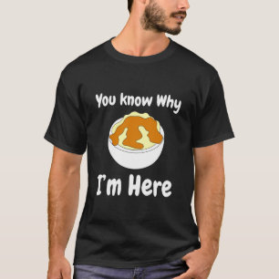Camiseta Salsa Divertida de Puré de Papas Día de Acción de 