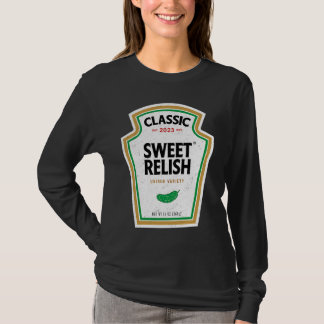 Camiseta Salsa Dulce Casera de Halloween Condimento Pepino 